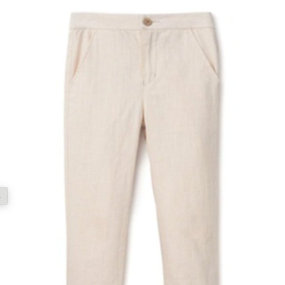 Long Linen Dress Pants by Pastel